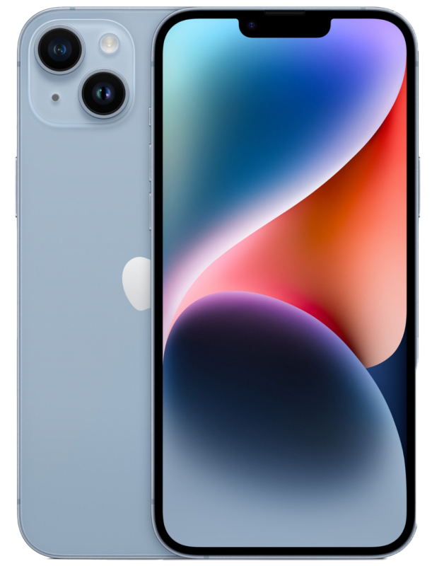 Смартфон Apple iPhone 14 Plus 256 ГБ, Dual еSIM, синий