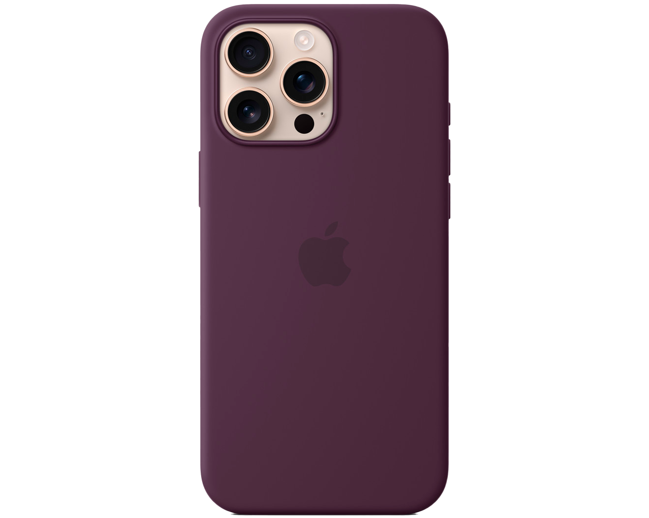 Чехол Apple Silicone Case with MagSafe для Apple iPhone 16 Pro Plum