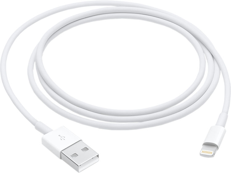 Кабель Apple USB Type-C - Lightning только для зарядки, 2 м, 1 шт., белый