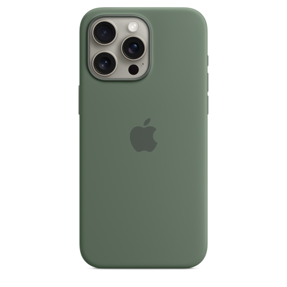 Чехол Apple iPhone 15 Pro Max Silicone Case with MagSafe Cypress / Кипарис