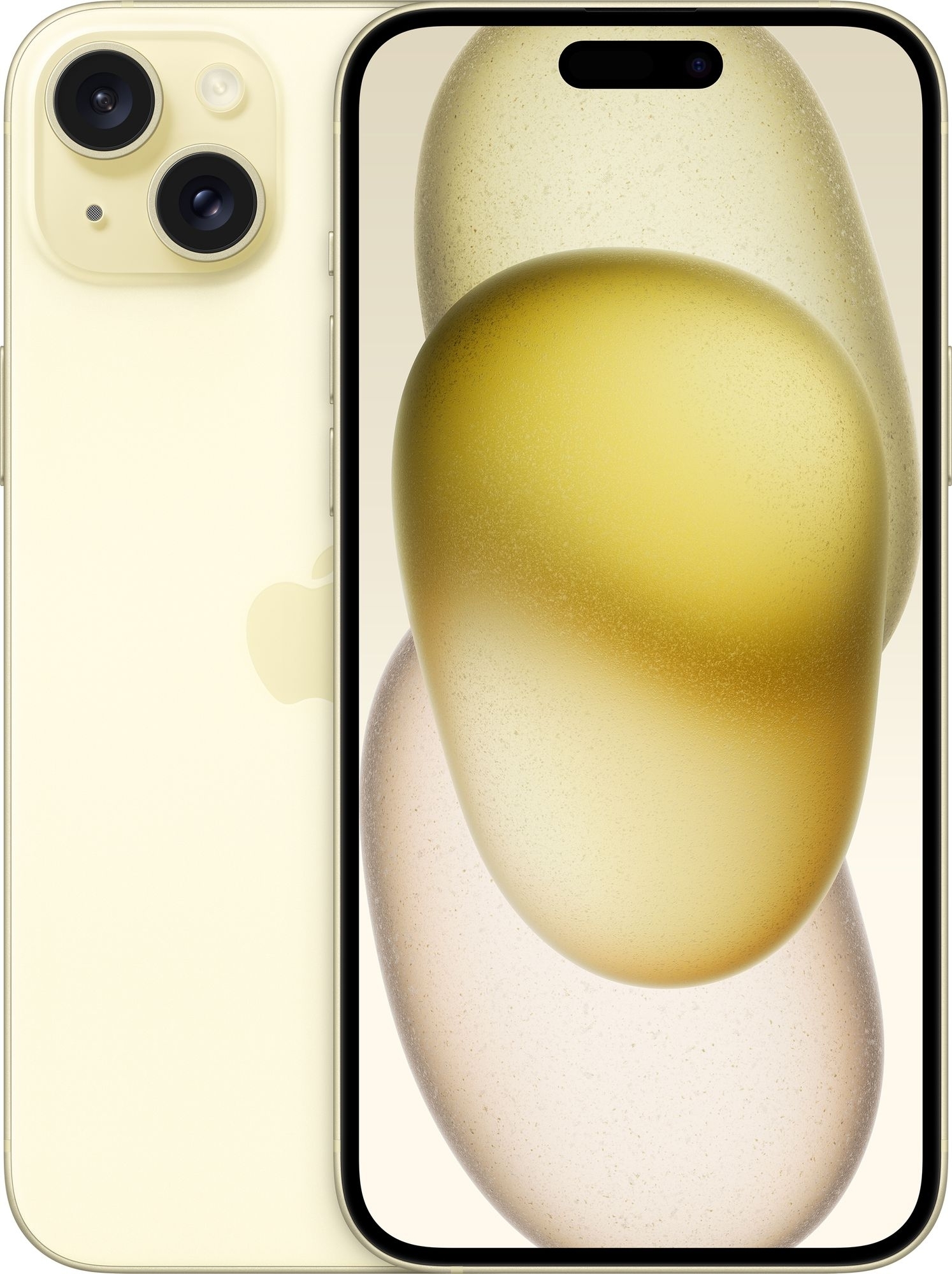 Смартфон Apple iPhone 15 128 ГБ, Dual: nano SIM   eSIM, желтый